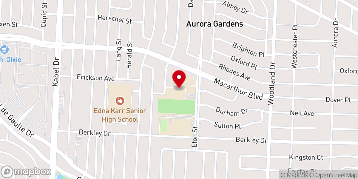 Map showing location of St. Andrew the Apostle Roman Catholic Church