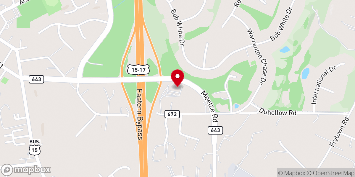 Map showing location of Faith Christian Church & International Outreach Center