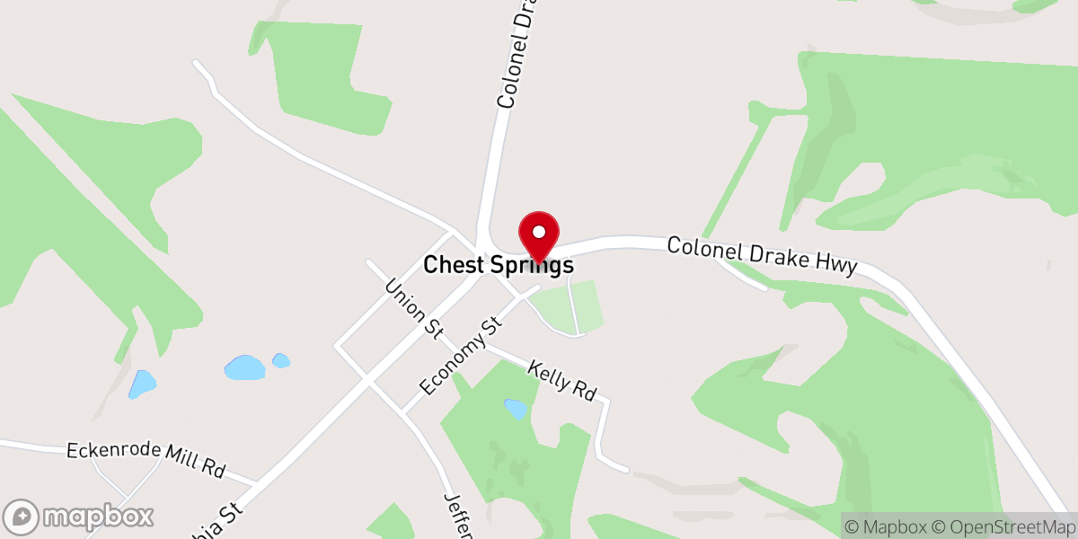 Map showing location of St Monica Church