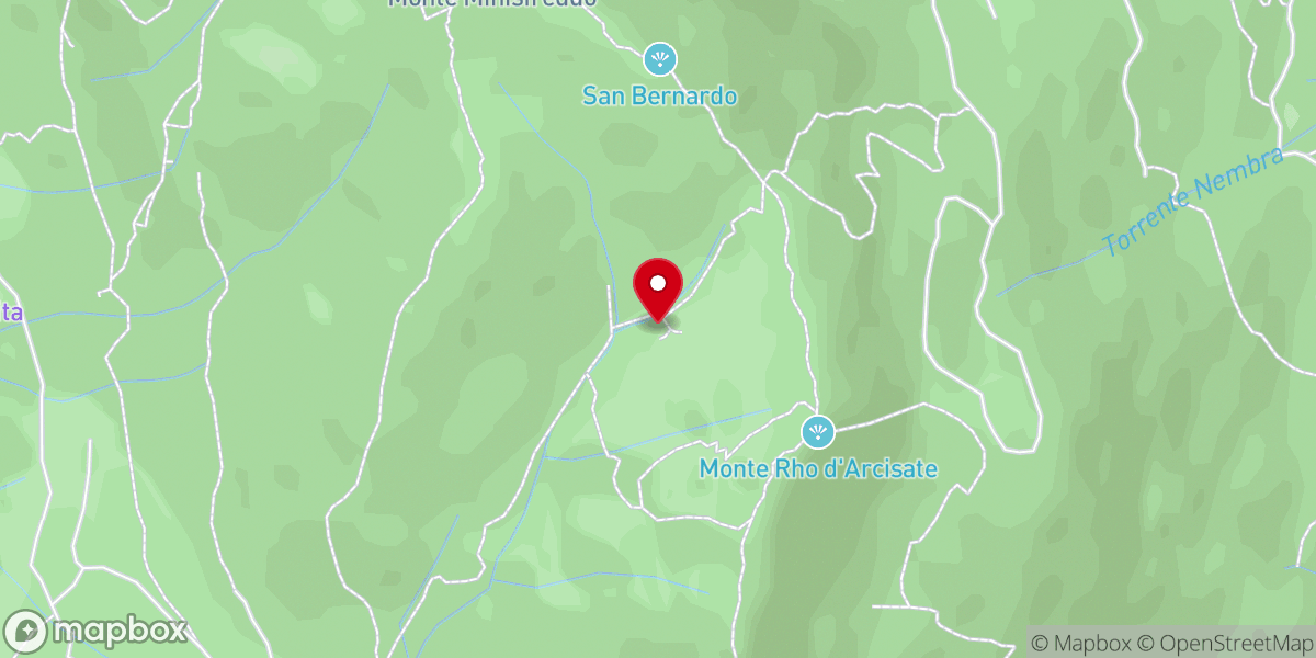 Map showing location of Cappella Madonna Di Robi