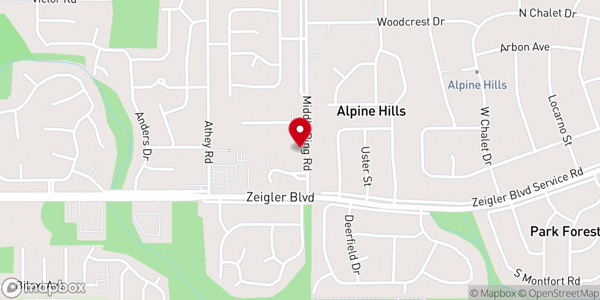 Map showing location of Family Fellowship Baptist Church