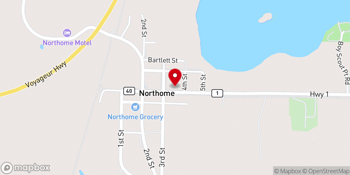 Map showing location of Calvary Covenant Church