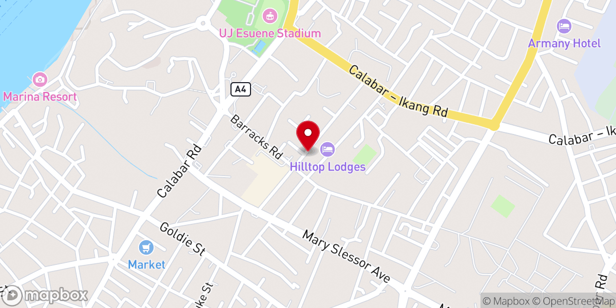 Map showing location of RCCG Wonderland Zone