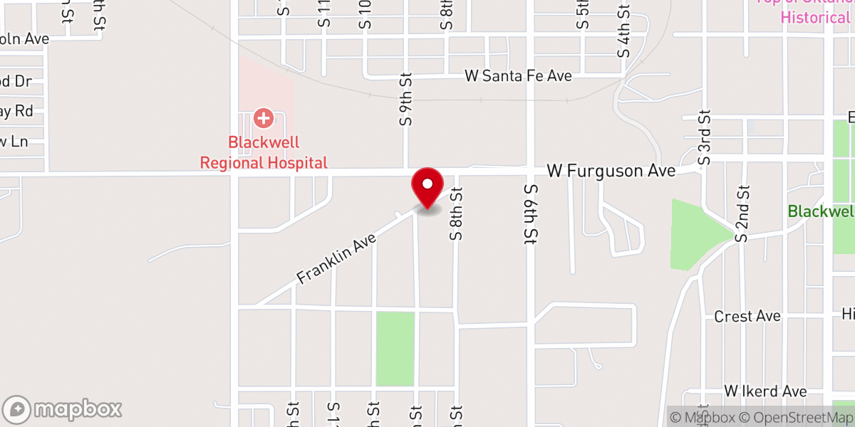 Map showing location of House of Prayer - Food Distribution Center