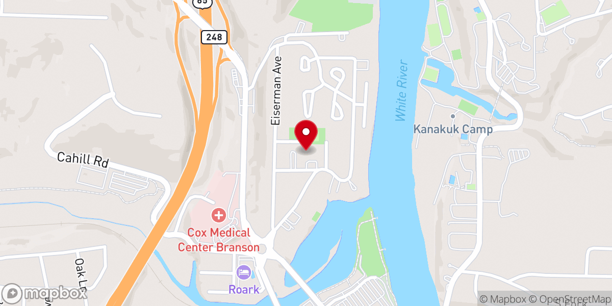 Map showing location of Faith Lutheran Church & School