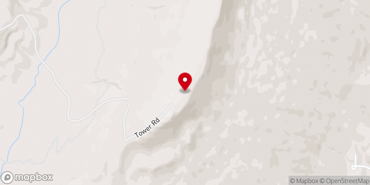 Map showing location of Lookout Mountain