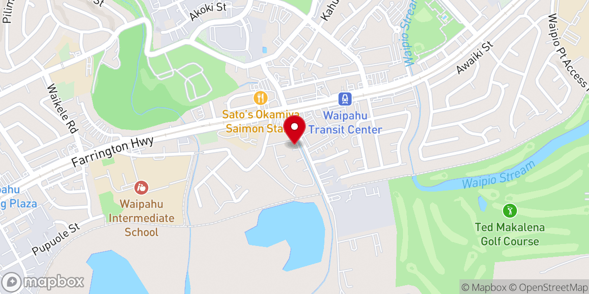 Map showing location of Sand of the Sea Church