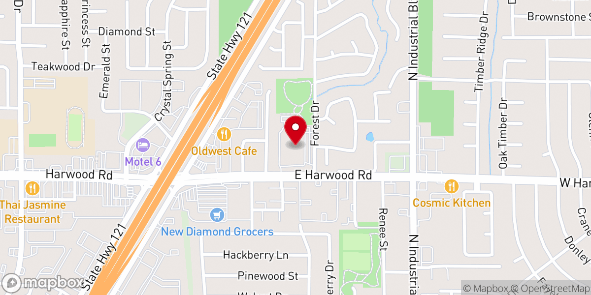 Map showing location of St. Michael Catholic Church
