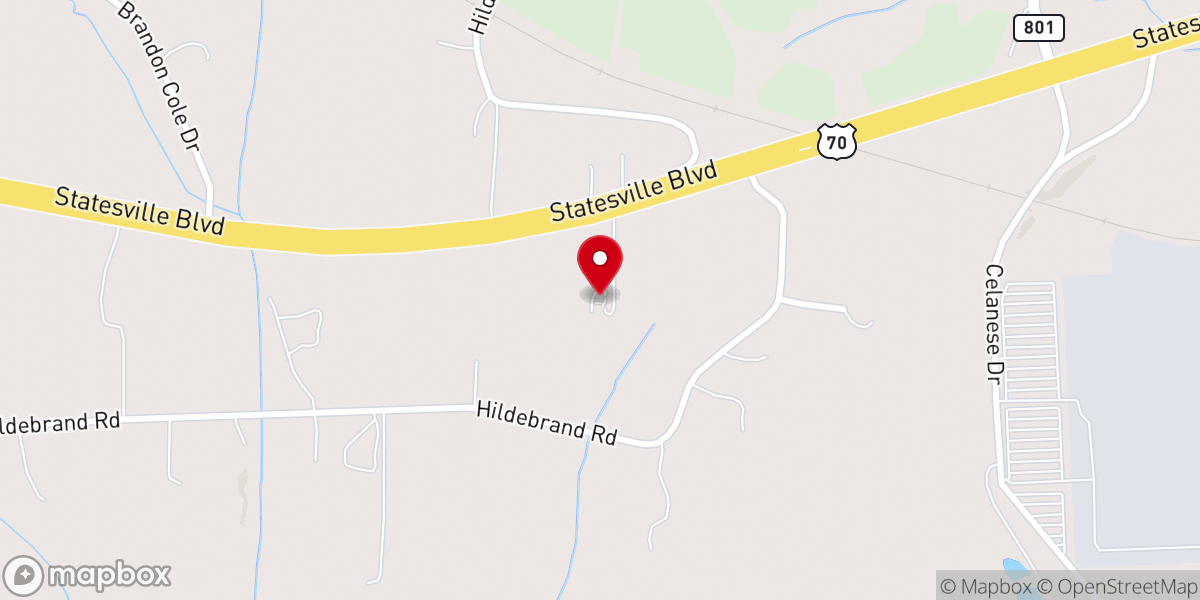 Map showing location of Smith Chapel Pentecostal Church