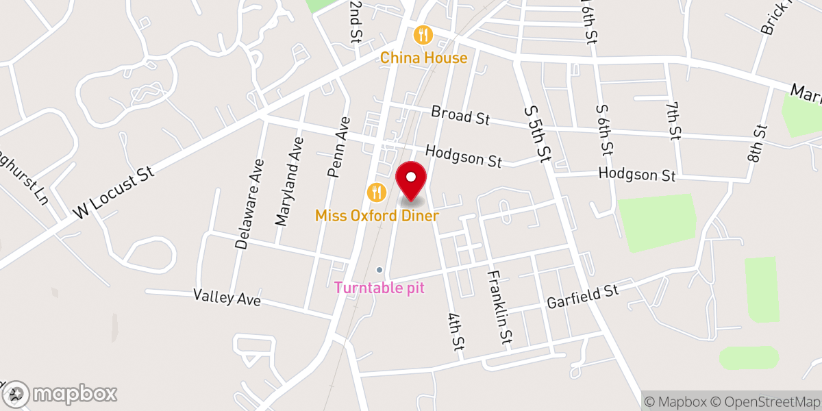 Map showing location of Lighthouse Youth Center