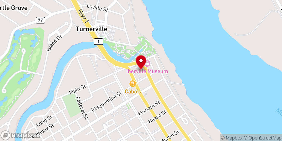 Map showing location of St. John the Evangelist Church