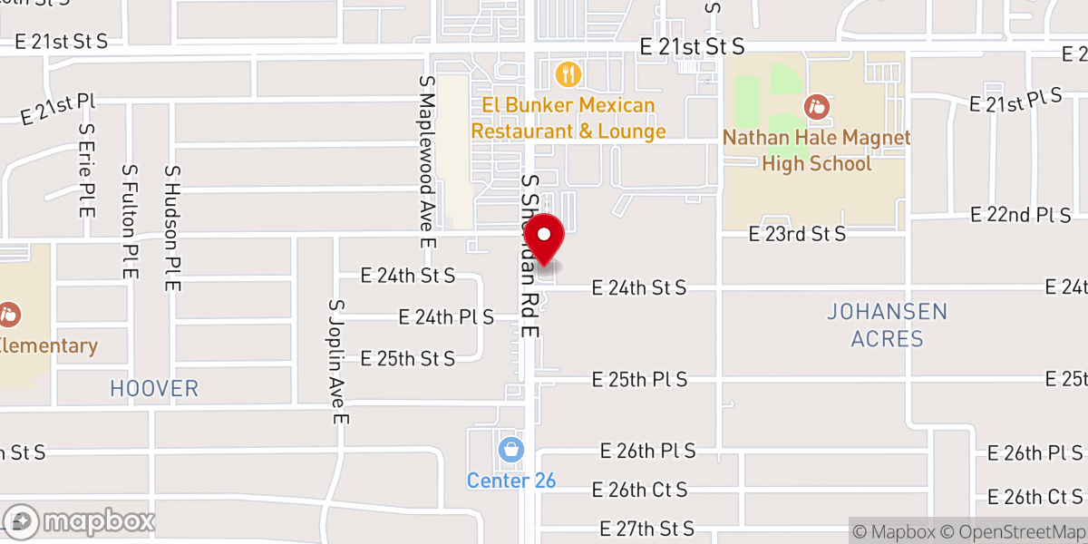 Map showing location of A New Day Ministry Inc