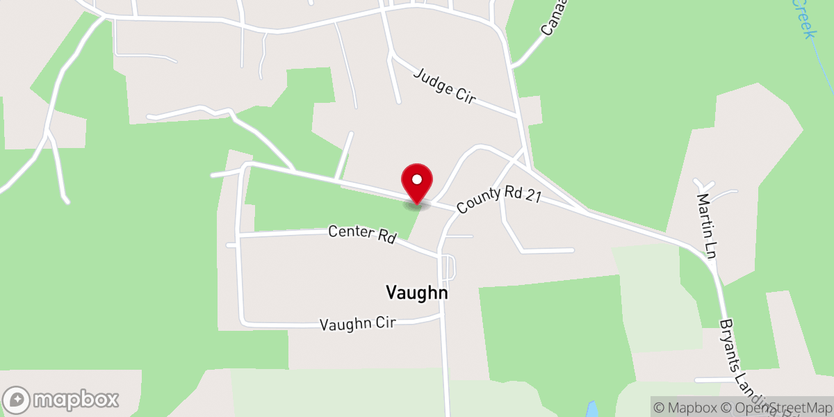 Map showing location of Zion Foundation Church