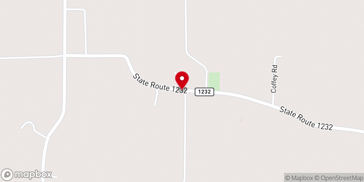 Map showing location of Bethlehem Baptist Church