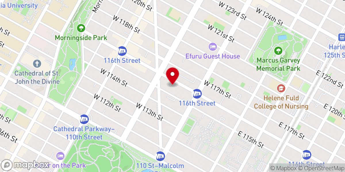Map showing location of On a Mission Baptist Church