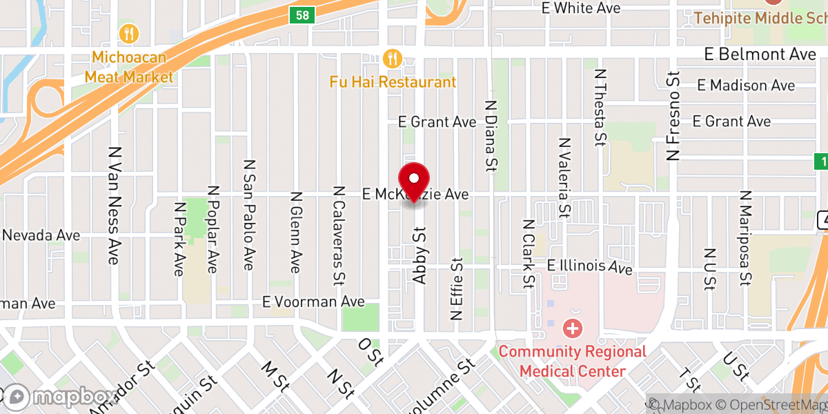 Map showing location of Deliverance House of Prayer Ministries