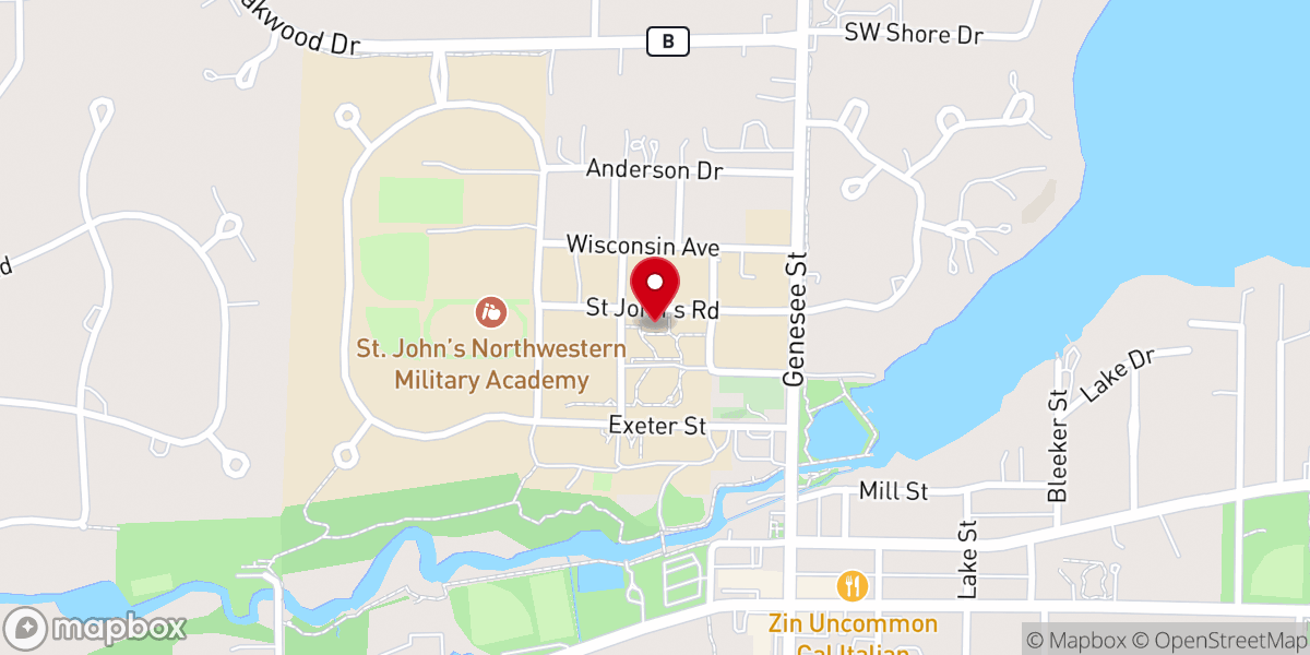 Map showing location of Noble Victory Memorial Chapel