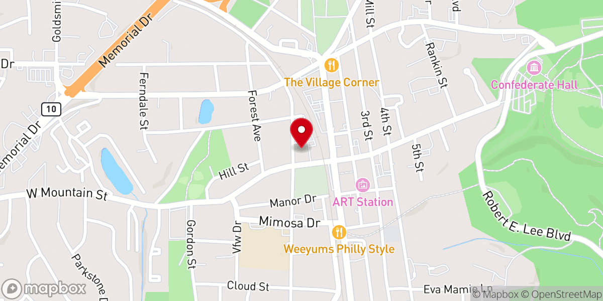 Map showing location of Stone Mountain First United Methodist Church