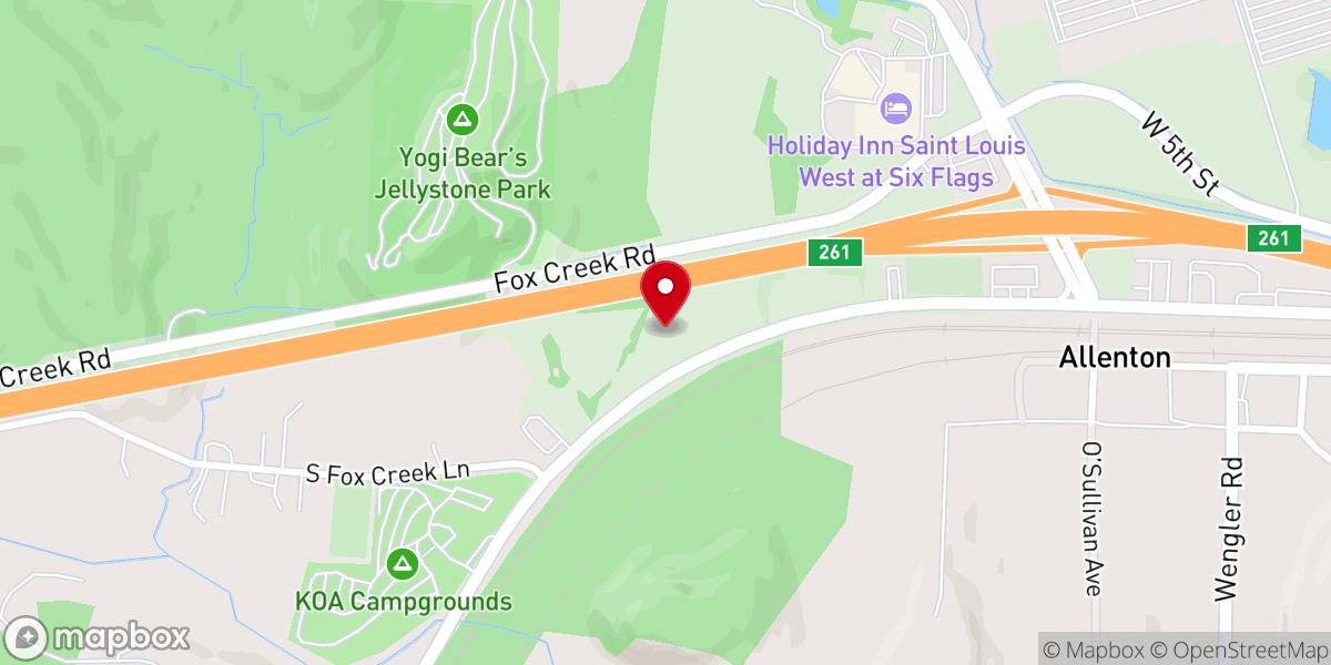 Map showing location of Genesis Church