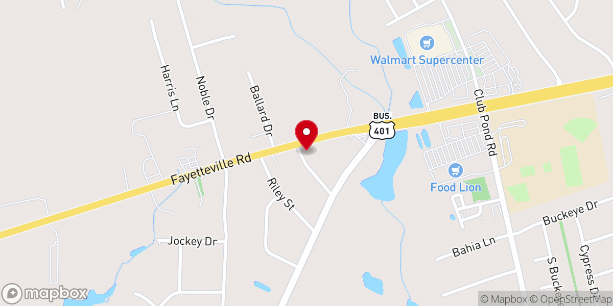 Map showing location of Faith Tabernacle Church