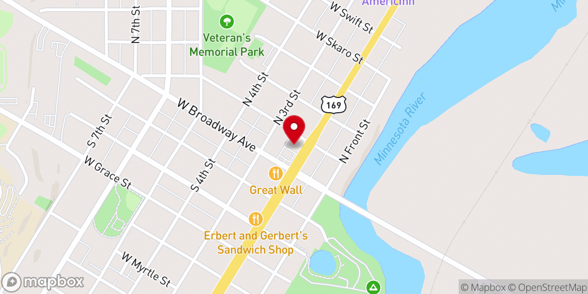 Map showing location of Holy Communion Episcopal Church