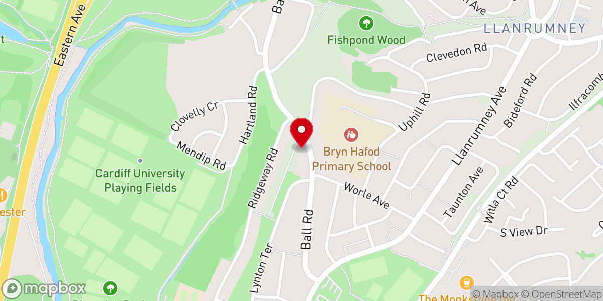 Map showing location of New Hope Community Church