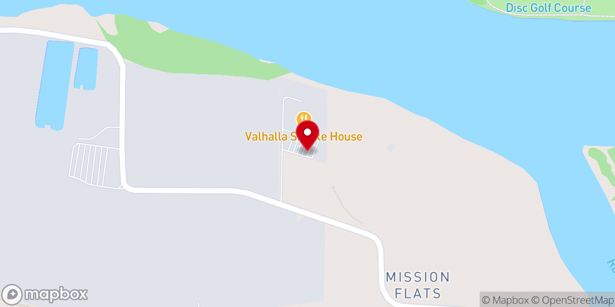 Map showing location of 1850 Mission Flats Rd #700