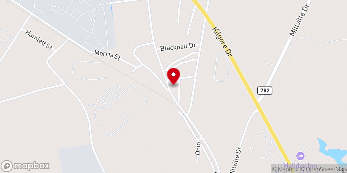 Map showing location of Texas Baptist Institute & Seminary