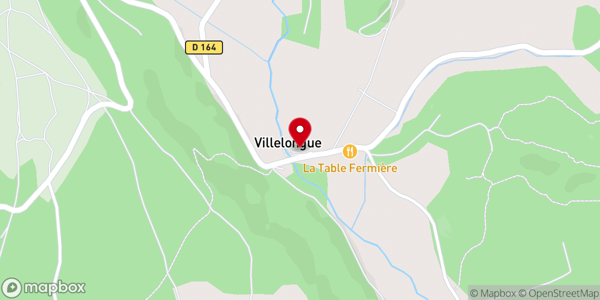 Map showing location of Abbaye de Villelongue
