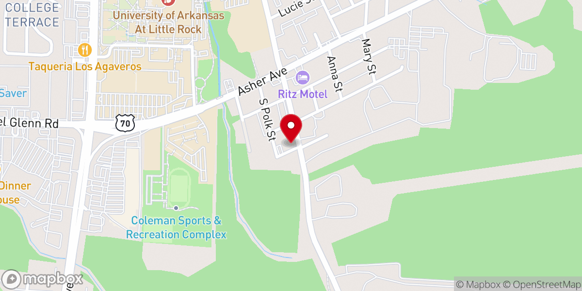 Map showing location of Word of God Deliverance Church