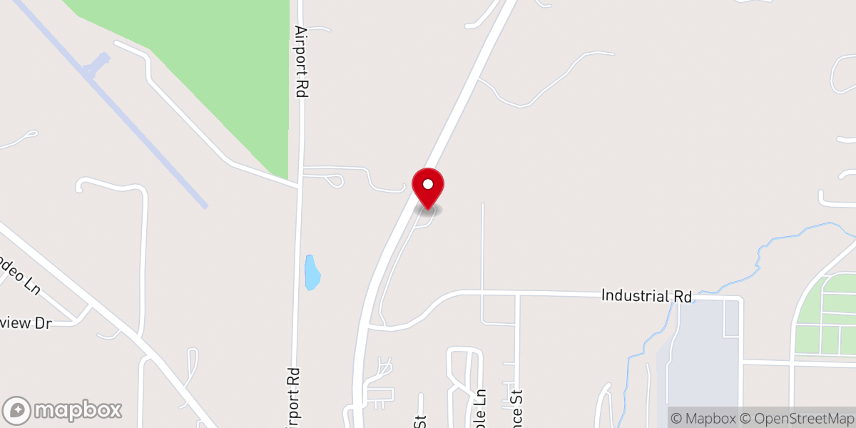 Map showing location of Trinity Lutheran Church of Ava