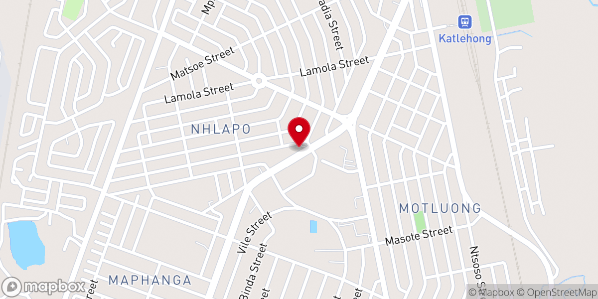 Map showing location of Sacred Heart Catholic Parish