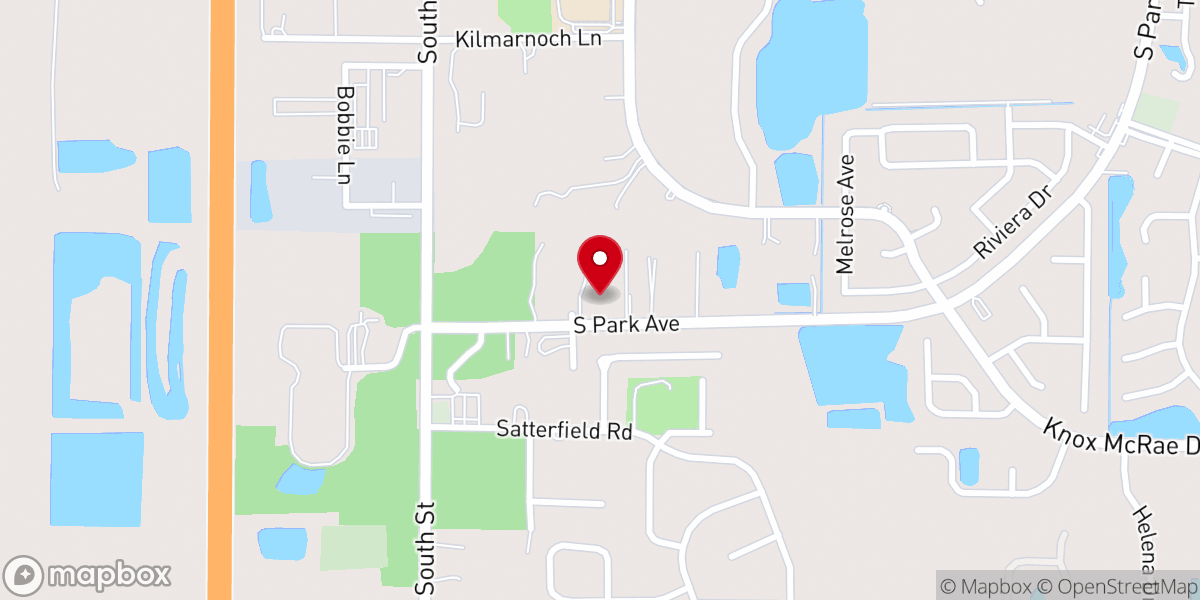 Map showing location of Redeemer Church