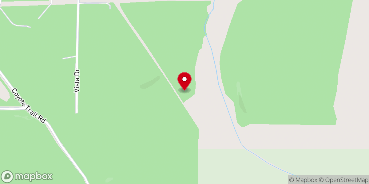 Map showing location of Mountain View Baptist Church of Colbert