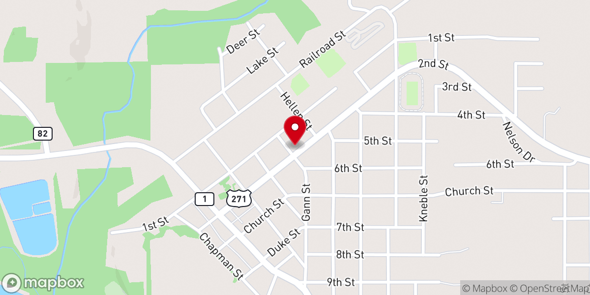 Map showing location of St Catherine of Siena Catholic Church