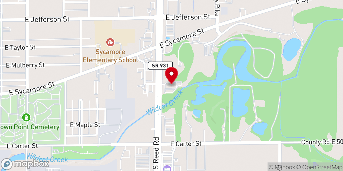 Map showing location of Moe's River Room