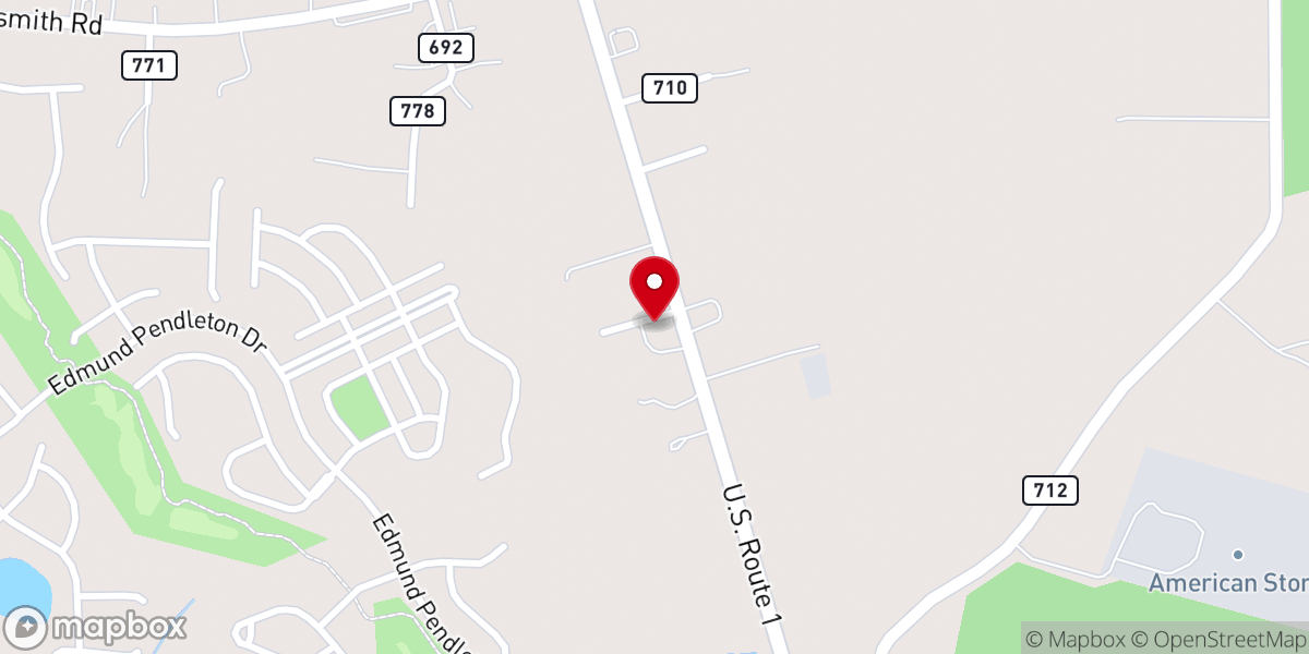 Map showing location of Biluingual church