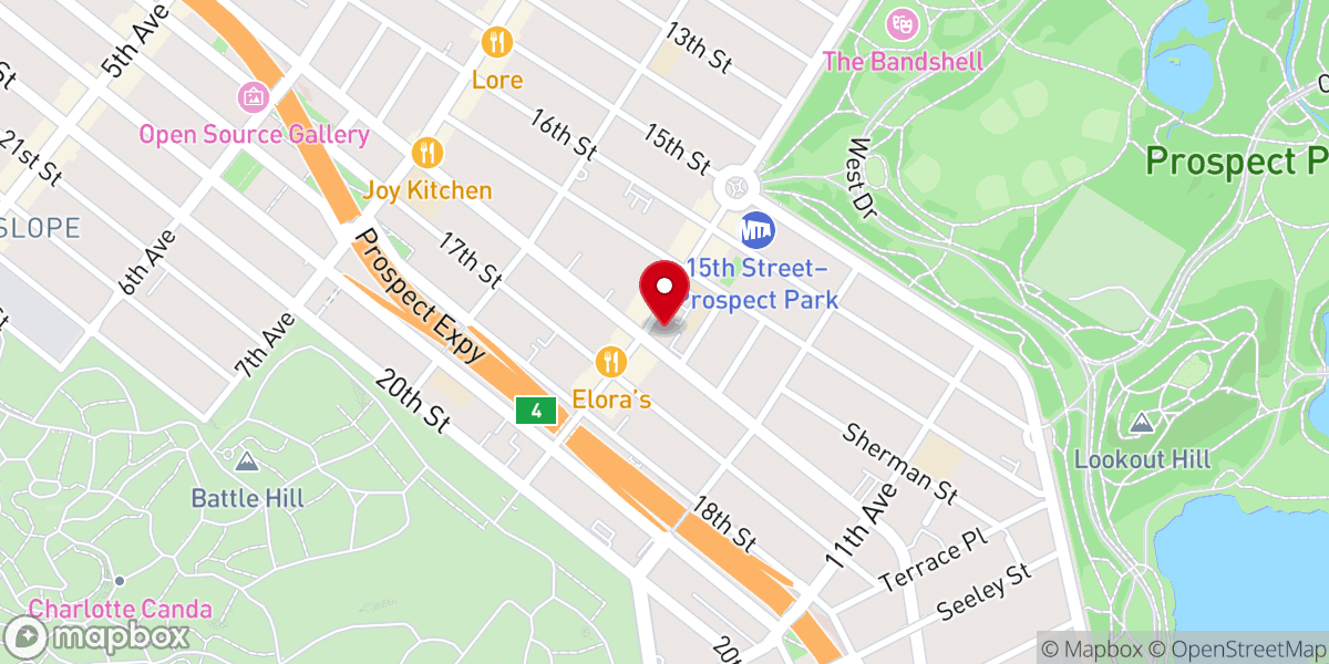 Map showing location of Name of Jesus Church Inc