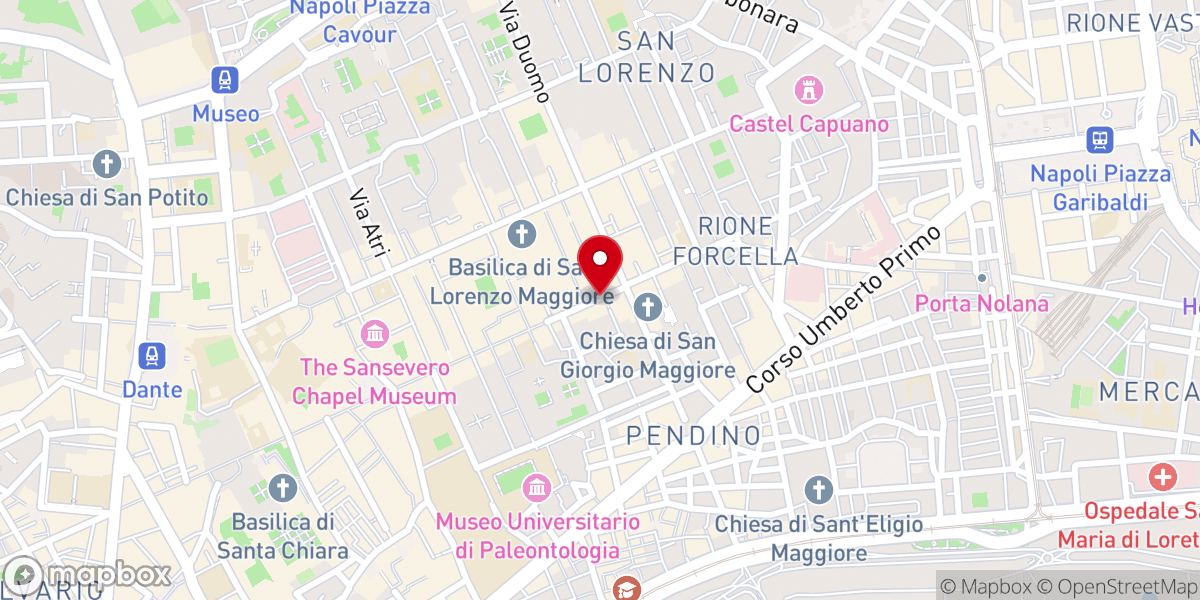 Map showing location of Chiesa di Santa Maria della Stella alle Paparelle