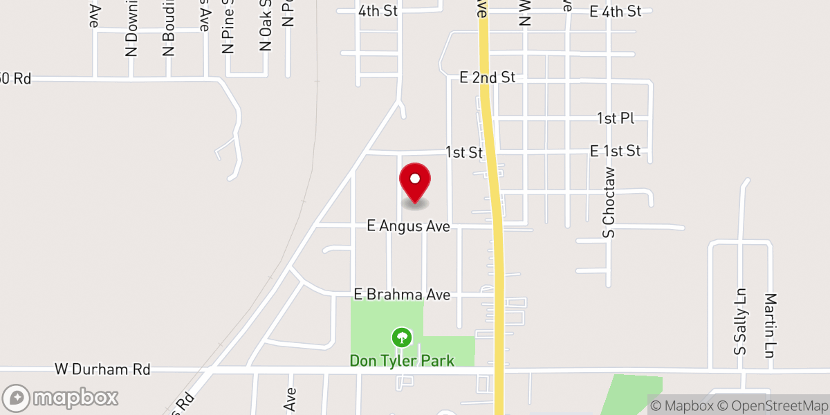 Map showing location of Truth Church | Dewey