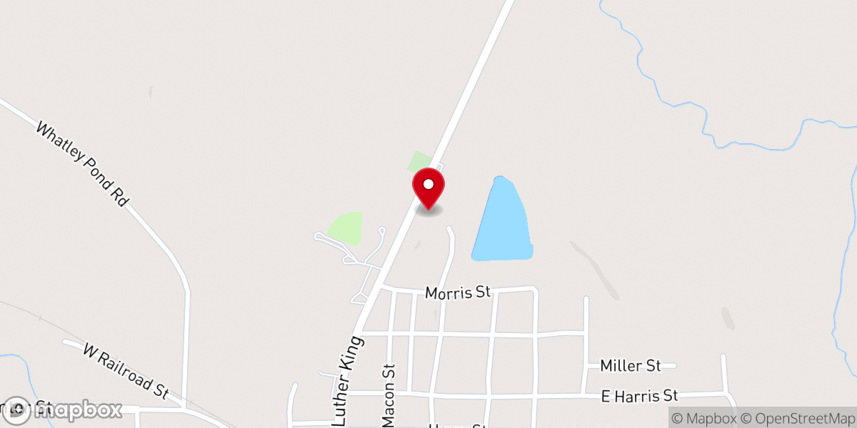 Map showing location of Hairston Joe R