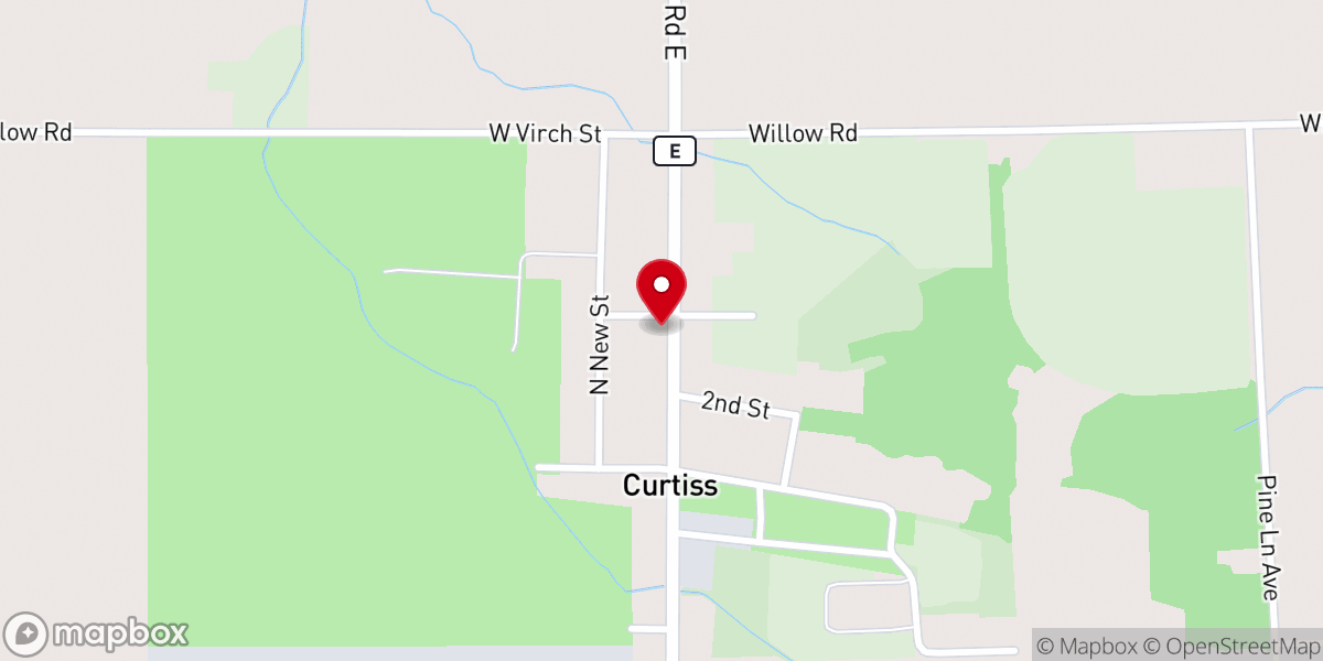 Map showing location of St Paul's Lutheran Church ELCA