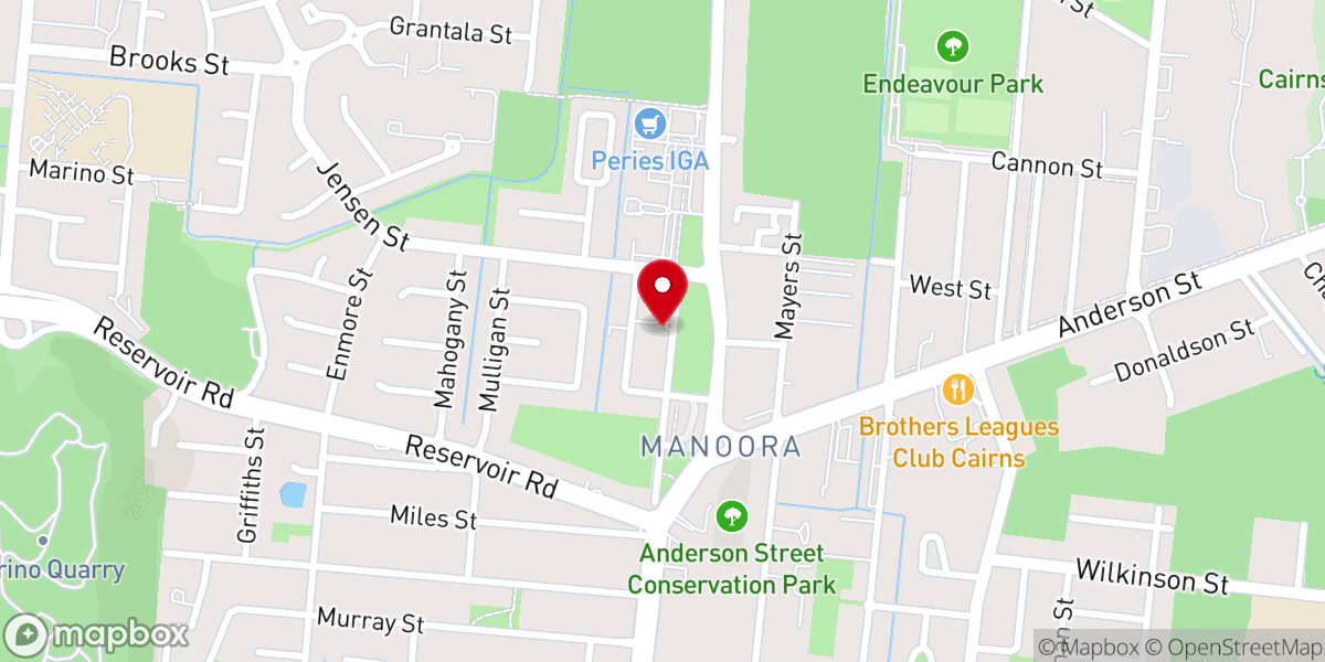 Map showing location of Elevation Church Cairns