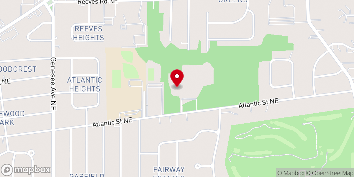 Map showing location of St Demetrios Community Center