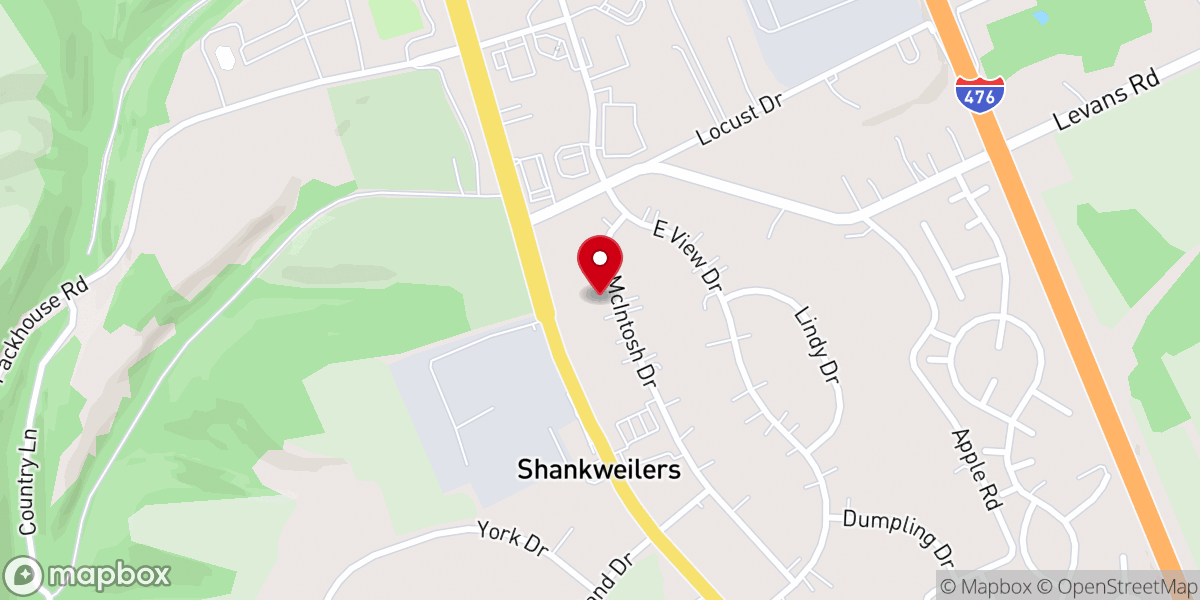 Map showing location of Bodnyk Michael