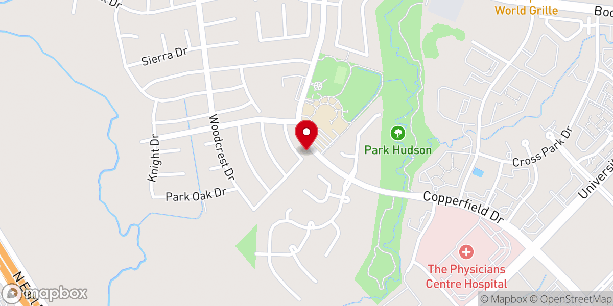 Map showing location of San Damiano Ministries