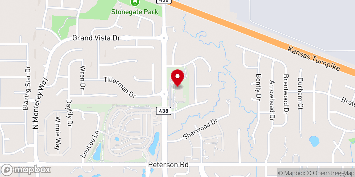 Map showing location of Grace Presbyterian Church (PCA)