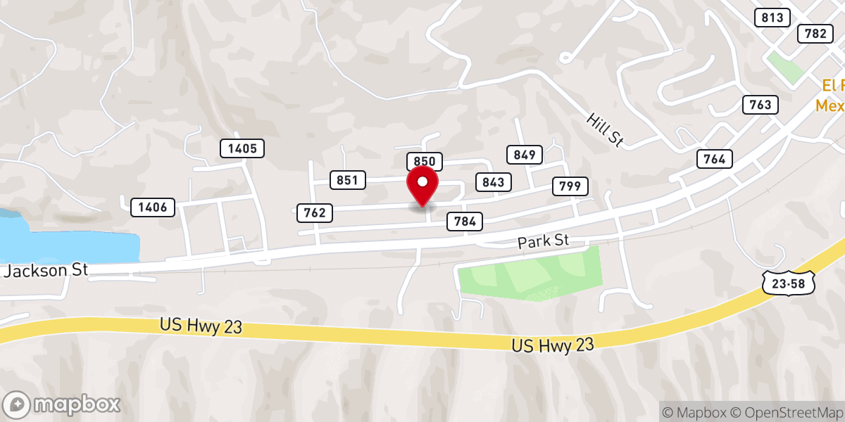 Map showing location of House of Refuge Baptist Church