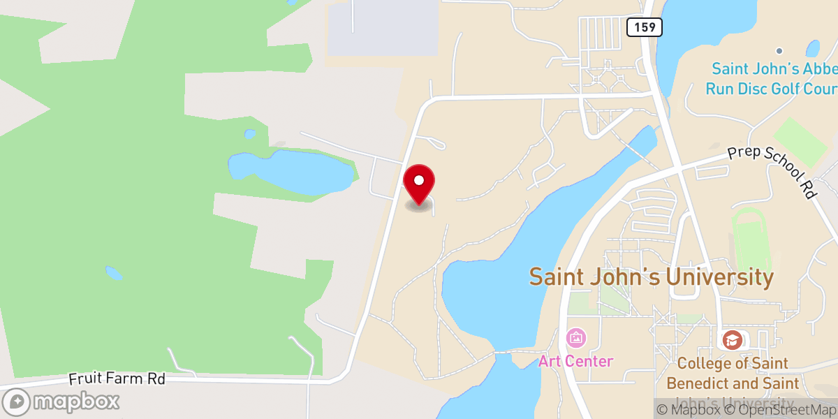 Map showing location of St John the Baptist Parish