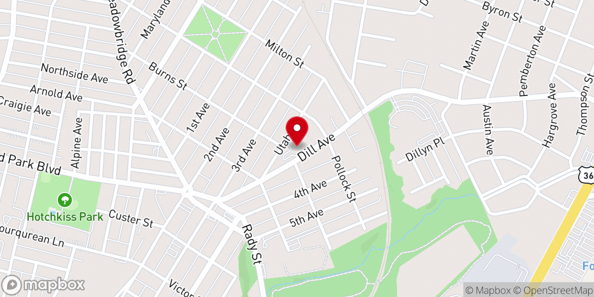 Map showing location of The Kingdom Church of Richmond